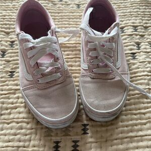 Vans Kids Sneakers in Light Pink and White